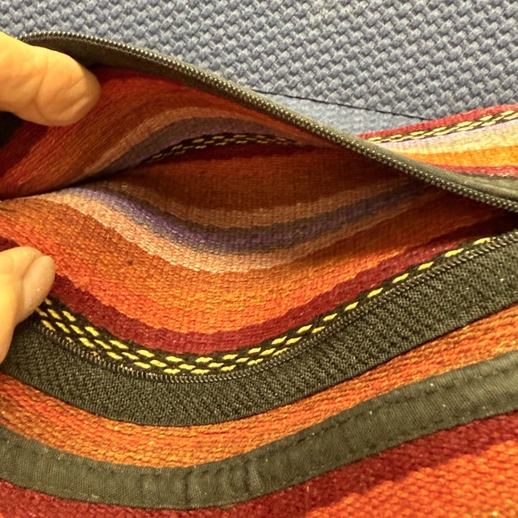 Checkbook Cover Aztec Design Multicolor - Picture 4 of 4